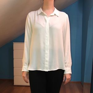 White long sleeve H&M button down S14